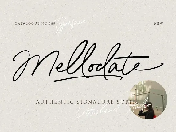 Mellodate font