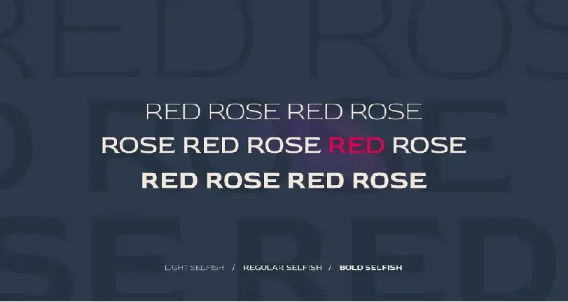 Red Rose Pro Serif font