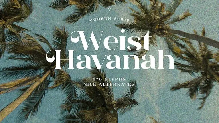 Weist Havanah font