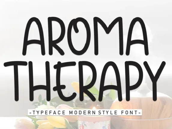 Aroma Therapy Display font