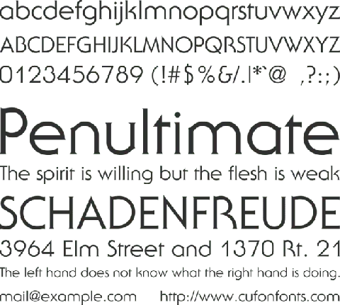 ITC Serif Gothic Family font