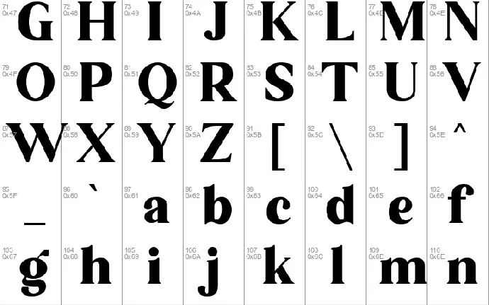 Aveline font