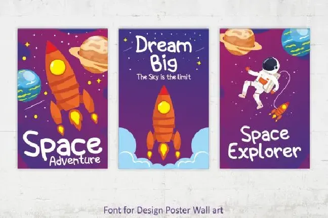 Space kids font