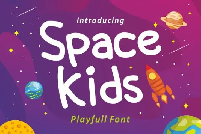 Space kids font