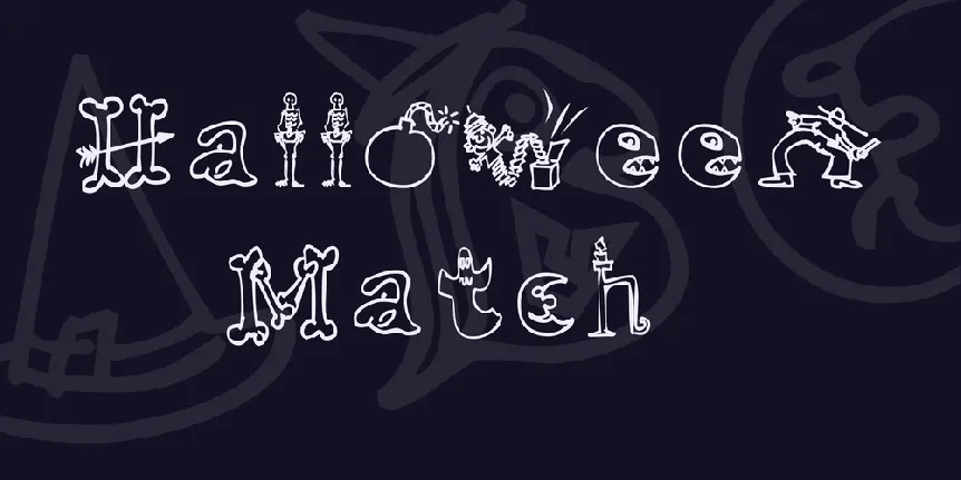 Halloween Match font