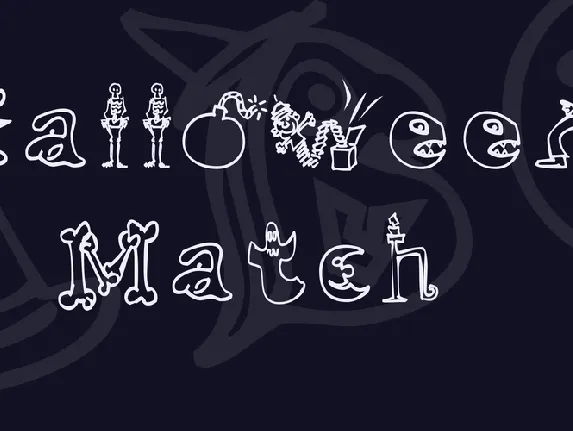 Halloween Match font