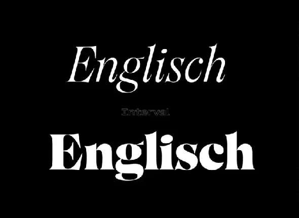 Englisch Family font