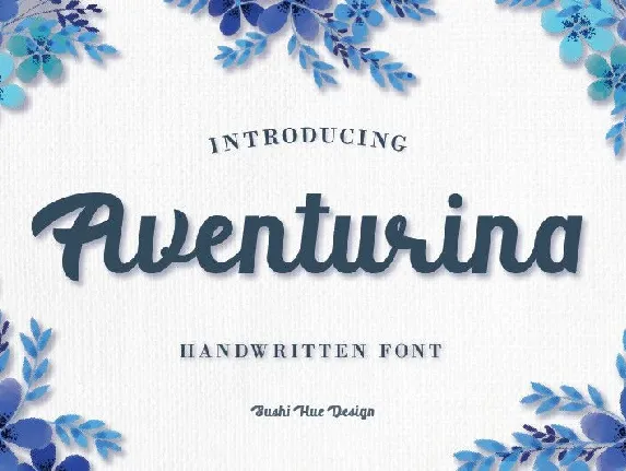 Aventurina Script font