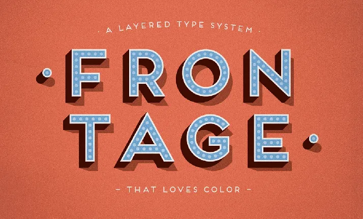 Frontage Family font