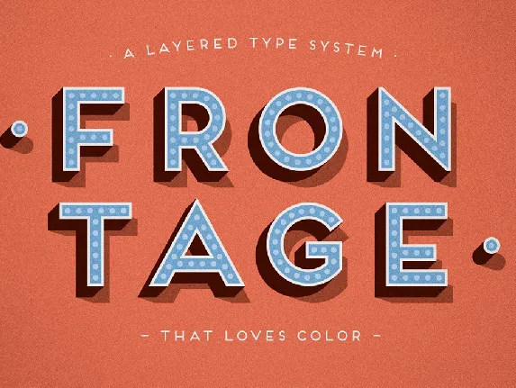 Frontage Family font