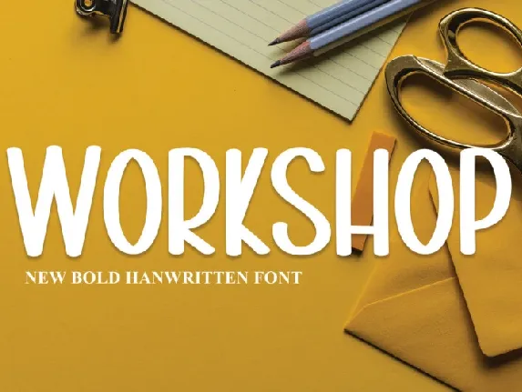 Workshop Display font