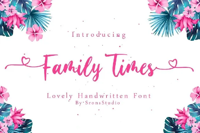 Family Times Lovely Handwritten font