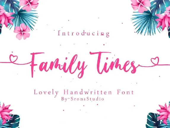 Family Times Lovely Handwritten font