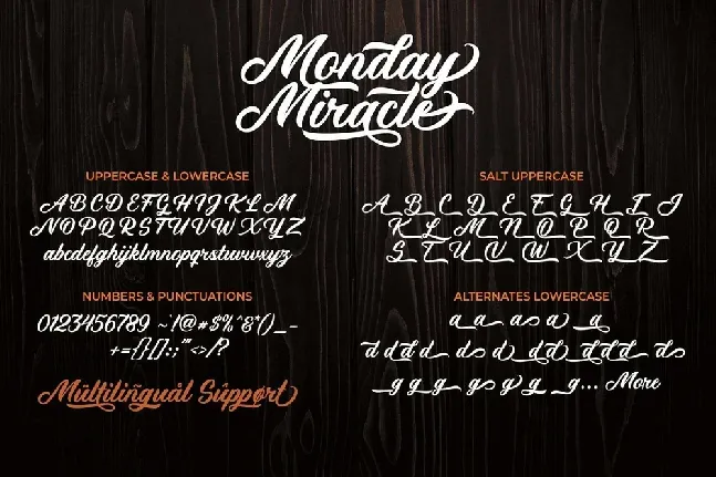 Monday Miracle font