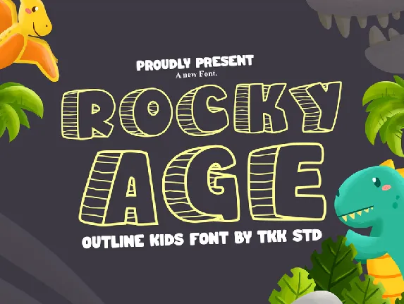 Rocky Age font