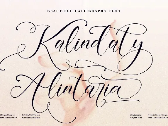 Kalindaty Alintaria font