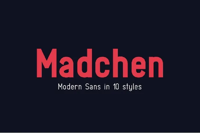 Madchen font