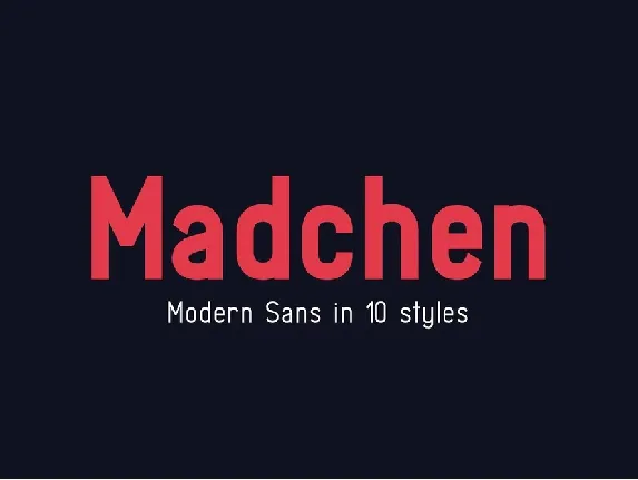 Madchen font