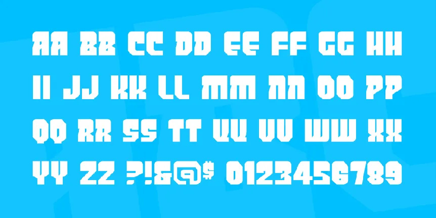 Panic Button BB font