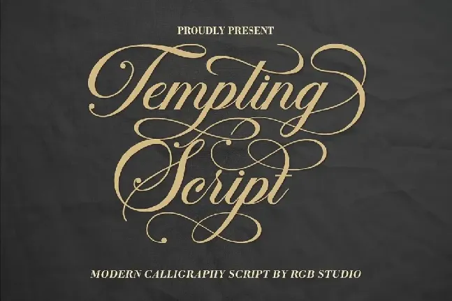 Tempting font