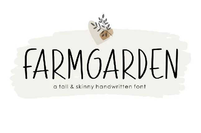 Farmgarden font