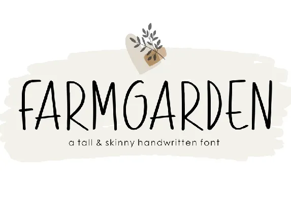 Farmgarden font