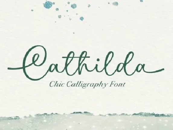 Cathilda font