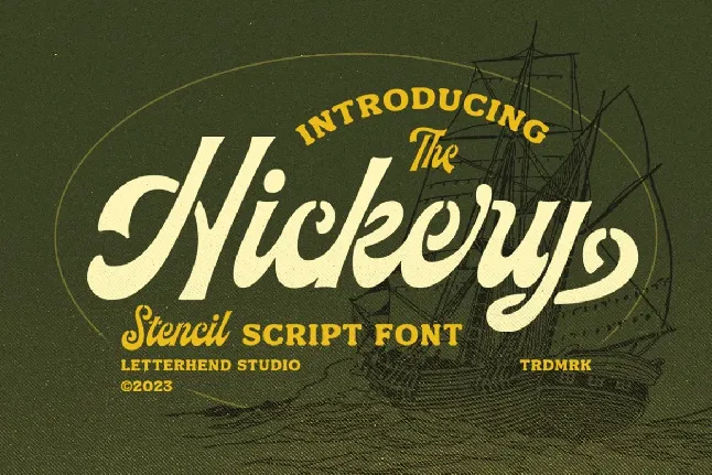 Hickery font