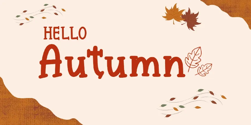 Awesome Autumn font