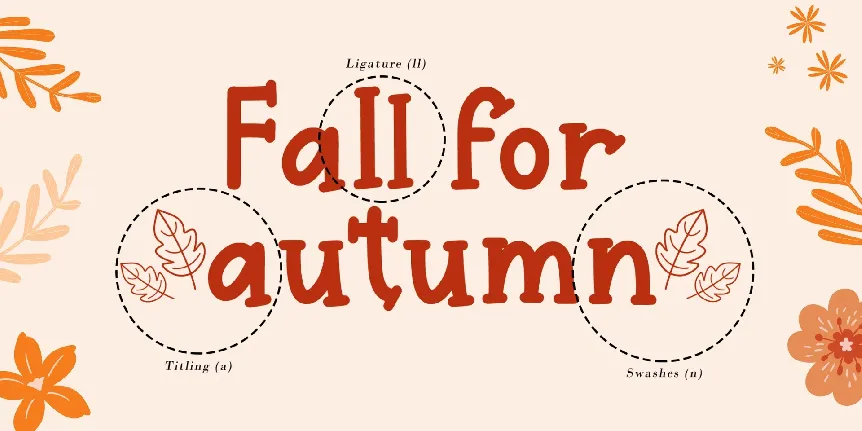 Awesome Autumn font