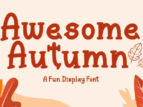 Awesome Autumn font