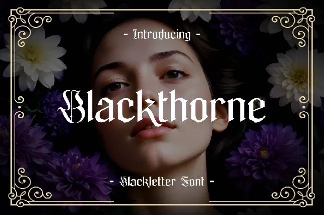 Blackthorne font