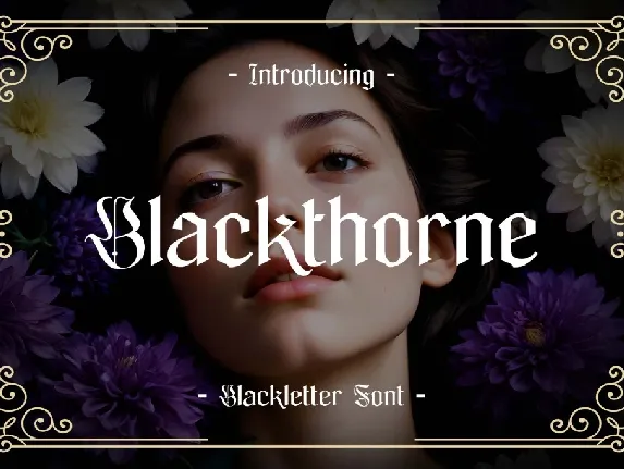 Blackthorne font