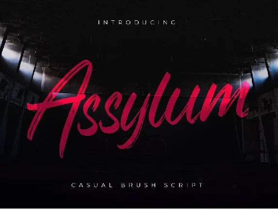 Assylum font