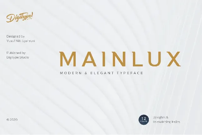 Mainlux font