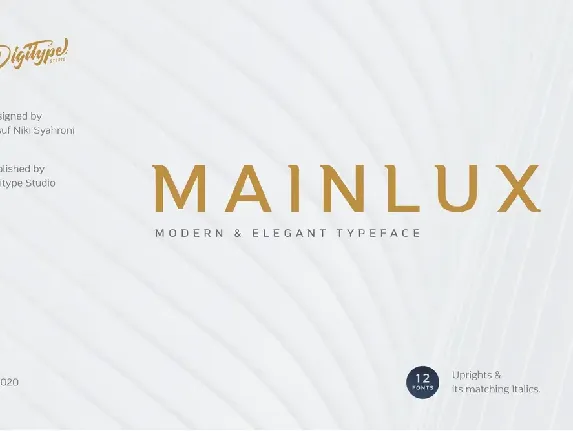 Mainlux font