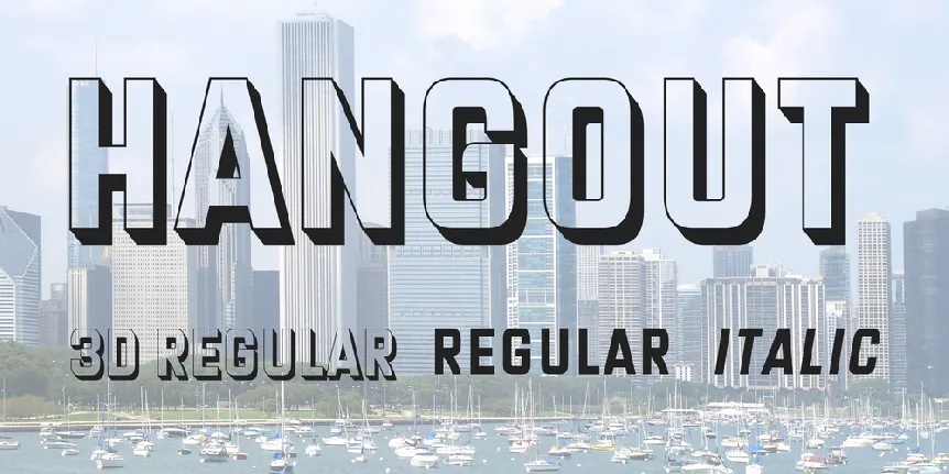 Hangout font