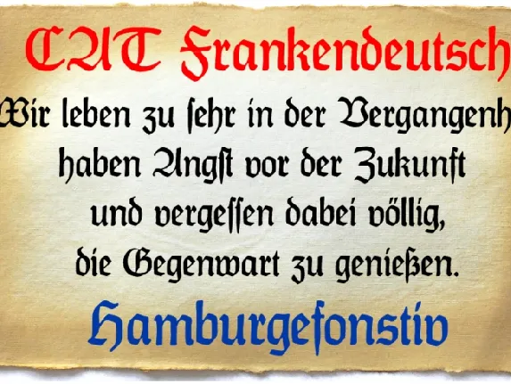 CAT FrankenDeutsch font