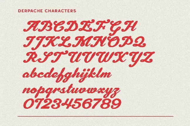 Derpache font