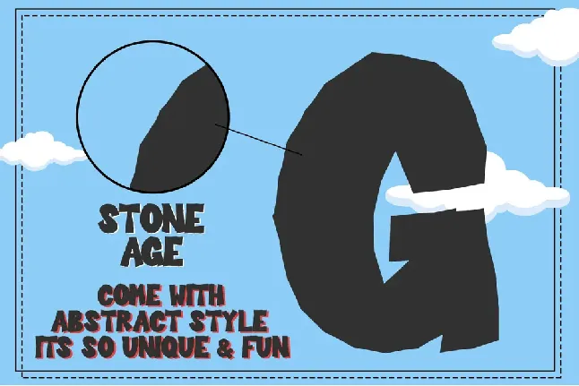 Stone Age font