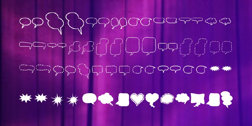 Alin Speech Bubbles 2 font