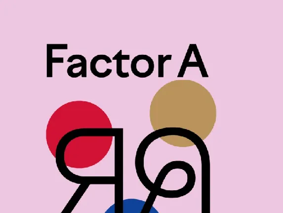 Factor A Family font