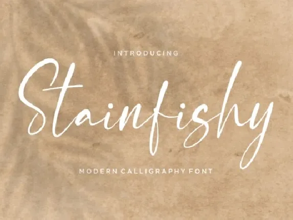 Stainfishy font