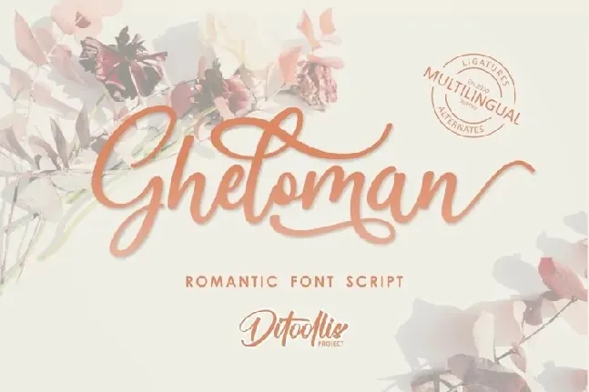 Gheloman font