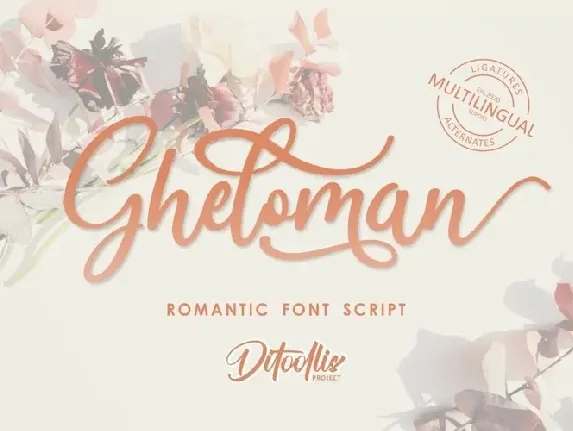 Gheloman font