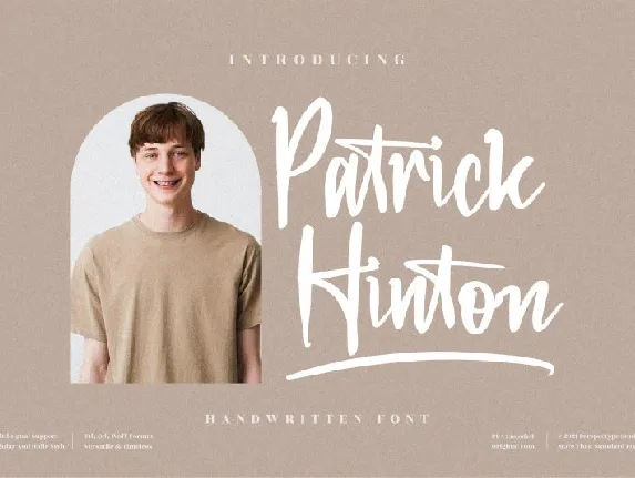 Patrick Hinton font