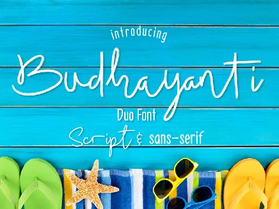 Budhayanti Script font