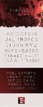 PARALLELS font