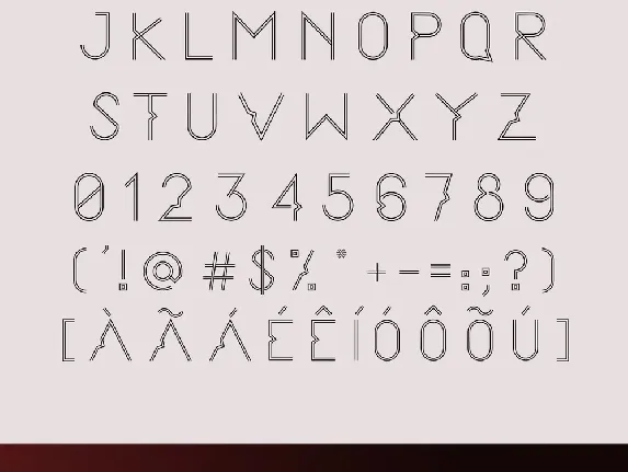 PARALLELS font