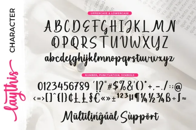 Laythis font